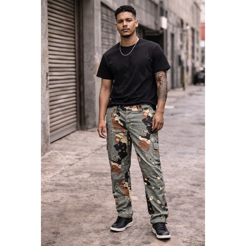Darcsport NFGU Camouflage Chino Pants Mens‎ 30 Limited Edition 51 of 1000 Green